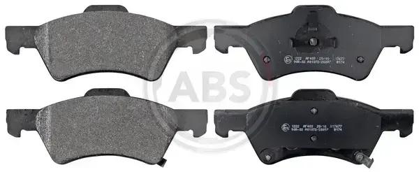 Комплект передних тормозных колодок   ABS  38857